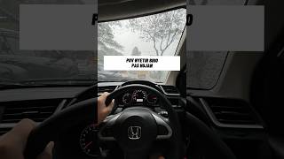 POV Nyetir Brio Pas Hujan 💦 | Dijual Honda Brio E CVT 2022 KM 13rb Service Record Honda