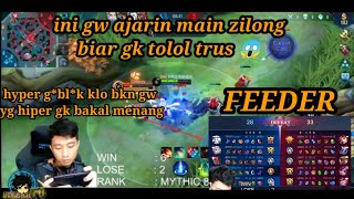 AFA GAMING MAKE ZILONG FEEDER 😱KALO BUKAN GW YG HYPER GK BAKAL MENANG !!!TOXIT ABISS 🤬🤬🤬