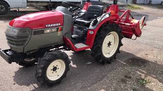 Yanmar AF-16 with tiller/koos mullafreesiga.