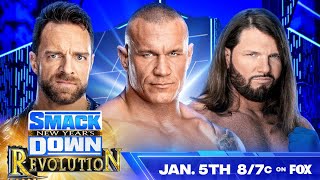 AJ Styles, Randy Orton and LA Knight to collide in Triple Threat Match on New Year’s’ Revolution