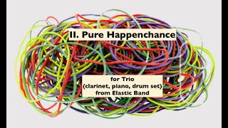 Joel Phillip Friedman  II. Pure Happenchance (Elastic Band) for trio.    National Chamber Ensemble