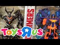 CRAZY TRANSFORMERS LAST KNIGHT MOVIE TOYS TOY SHOPPING AT TOYSRUS!