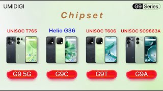 UMIDIGI G9 Series - Specs Comparison