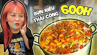 Misthy đu trend ăn bún riêu sang chảnh 600k. Bất ngờ chưa bà dà!! WHAT THE FOOD