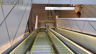 バスタ新宿 エスカレーター 下り 2F-1F Shinjuku Expressway Bus Terminal (busta) Escalator