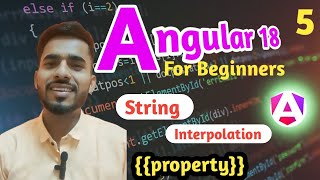 Angular 18 | String Interpolation in Angular 18 | aadiandjava