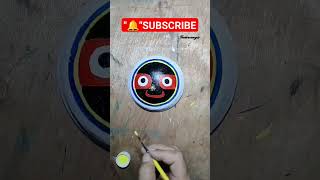 How to Draw a jagannath on Clay plate / Matir Sora painting 🙏