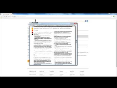 NSFAS AGREEMENT FORM SIGNING Demonstration Video NSFAS AGREEMENT FORM SIGNING Demonstration Video