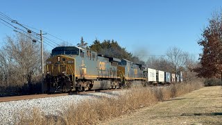 CSX AC44CW 9 Leads Intermodal I142-19 on 1/20/25