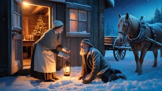 Zu Weihnachten nahm eine Bäuerin einen alten Fuhrmann auf… nicht ahnend, dass er reicher Bauer war.