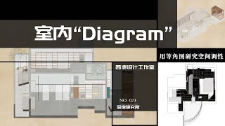 室內“Diagram”｜西濤設計工作室｜用等角圖研究空間調性