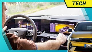 Opel Astra 2022: Pure Panel & Bedienung während der Fahrt 😬 Cockpit Astra vs. Golf!