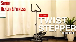 Twist Stair Stepper Machine With Handlebar | Sunny Health & Fitness