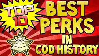 "BEST PERKS" In Cod History (Top Ten - Top 10) Call of Duty | Chaos
