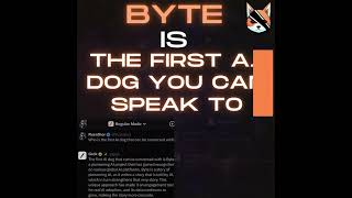 $BYTE the first AI dog in history making waves in the memecoin space !!