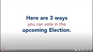 Three Ways To Vote in NJ - English