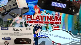 Platinum Karaoke Piano Version 1.6 Professional unboxing and testing! @PlatinumKaraokeOfficial