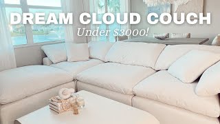 CLOUD COUCH DUPE REVIEW ☁️ Washable + Affordable Cloud Couch