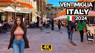 Ventimiglia Italy: 4k Walkthrough - Walking tour in Ventimiglia Italy