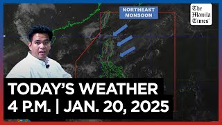 Today's Weather, 4 P.M. | Jan. 20, 2025