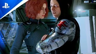 New Natasha Reveals Her Crush On Bucky In Marvel's Avengers Winter Soldier Scenes