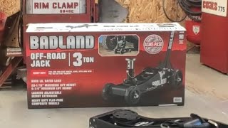 Badlands 3 ton Off-road Jack unboxing, review, and test