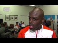 Bruno Martins Indi in discussie met verslaggever