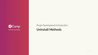 Uninstall Methods