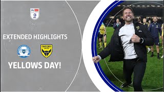 YELLOWS DAY! Peterborough United v Oxford United extended highlights