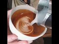 Rosetta Latte Art | Coffee Art #shorts [Barista:- @barista_noah_]