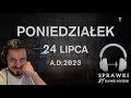 poniedziaŁek 24 lipca 2023 sprawki rano ☕️🎧 o basenie lotnisku galeriach i innych sprawkach