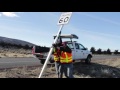 installing new speed signs