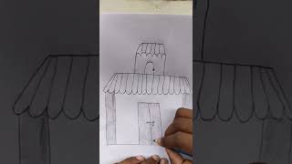 House easy sketch drawing #short