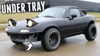 Aluminum Under Tray & Straight Pipe Exhaust || Project Rally Miata (Part 8)