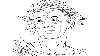 How to draw Julius Caesar face || step by step || Roman dictatorJulius Caesar face drawing