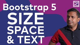 Size, Spacing, text in bootstrap 5 | Margin Bootstrap 5 | Padding in Bootstrap 5 | English Size