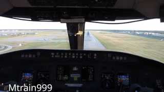 Crj200 cockpit landing, Dtw #2