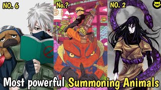 Top 6 Summoning animals in Naruto | Molotovboy | தமிழில்