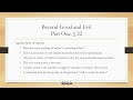 beyond good and evil all parts