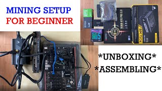 Crypto Mining Setup for Beginner with Biostar TB360-BTC Pro 2.0 Motherboard Support up to 12 GPUs