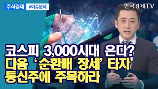 코스피 3,000시대 온다?...다음 '순환매 장세' 타자, 통신주에 주목하라 / 주식경제 이슈분석 / 한국경제TV