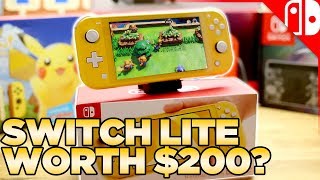 Nintendo Switch Lite Comparison, Unboxing, & Review