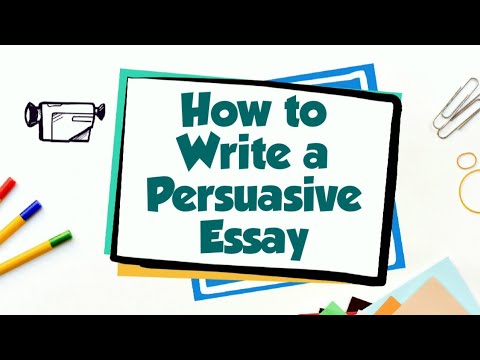 How do you write a persuasive template?