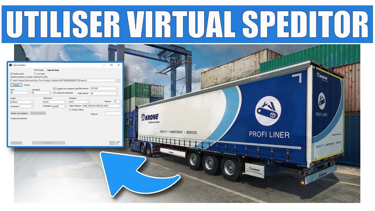 [ ETS 2 ALL VERSIONS ] TUTO UTILISER VIRTUAL SPEDITOR - YouTube