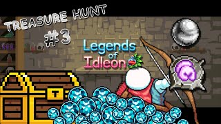 Legends of idleon Treasure Hunt #3 | upgrade stones , black pearls + talent points!