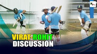 What did Virat Kohli and Rohit Sharma discuss during the nets at Queens Park Oval? | WIvsIND