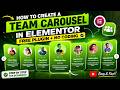 FREE Elementor Team Carousel Plugin | Create a Stunning Team Section