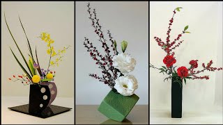 Beautiful Ikebana japanese floral arrangements || DIY Flower arrangement ideas (2021-22)