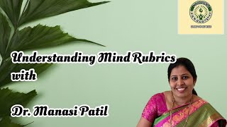 @Mission Homoeopathy | Understanding Mind Rubrics |Thematic Rubrics -Children| Dr. Manasi Patil |