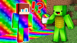 How JJ Pranked Mikey with RGB LAVA in Minecraft? - Maizen